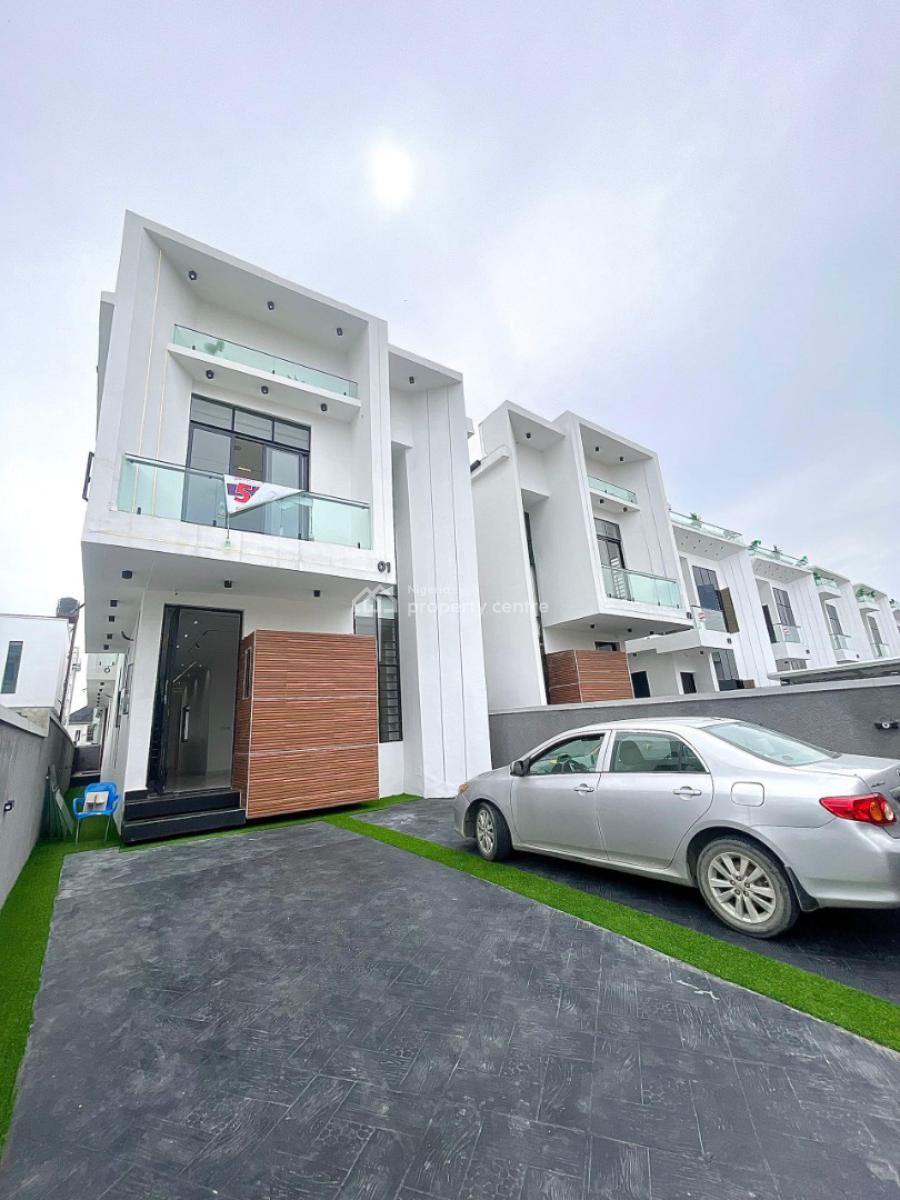 Tastefully Built 5 Bed Detached Home with Swimming Pool and Bq, Chevron, Lekki, Lagos, Detached Duplex for Sale