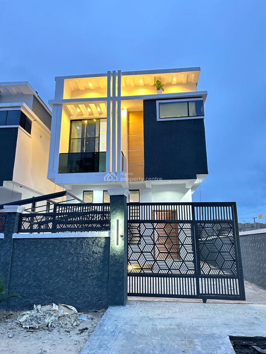 Gigantic Newly Built All En-suite 4 Bedroom with Bq, By Victoria Garden City, Lekki Phase 2, Lekki, Lagos, Detached Duplex for Sale