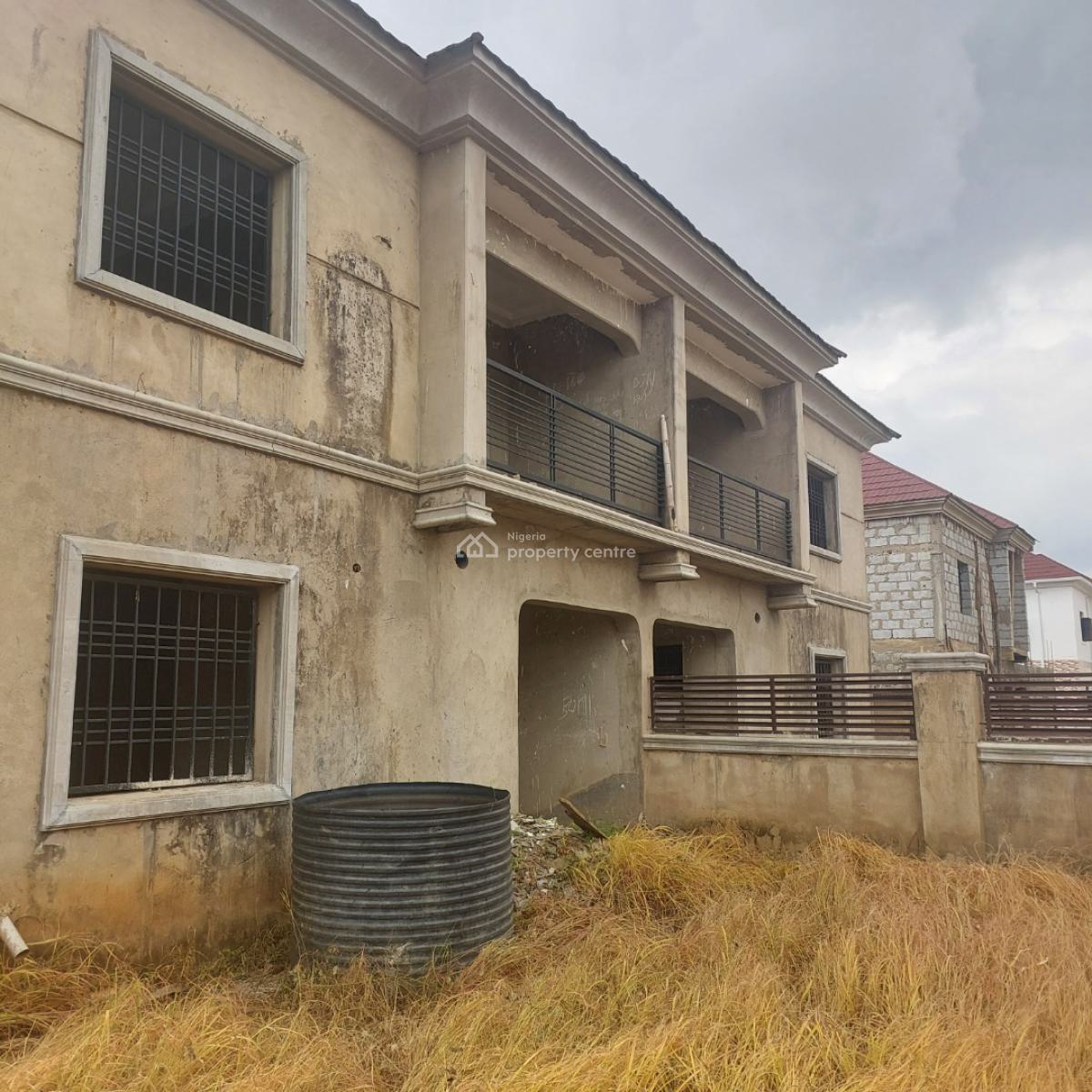 a Strongly Built 4 Bedroom Semi-detached at 80% Level of Completion, Royal Estate, Opposite River Pack Estate, Lugbe District, Abuja, Semi-detached Duplex for Sale