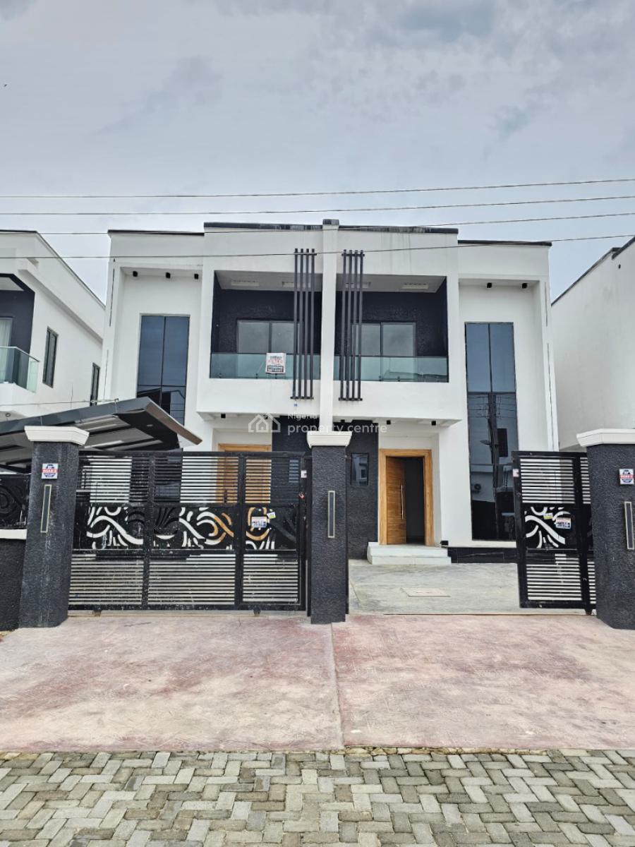 Luxury Contemporary 4 Bedroom Deluxe Detached Duplex with Bq, Ajah, Lekki, Lagos, House for Sale