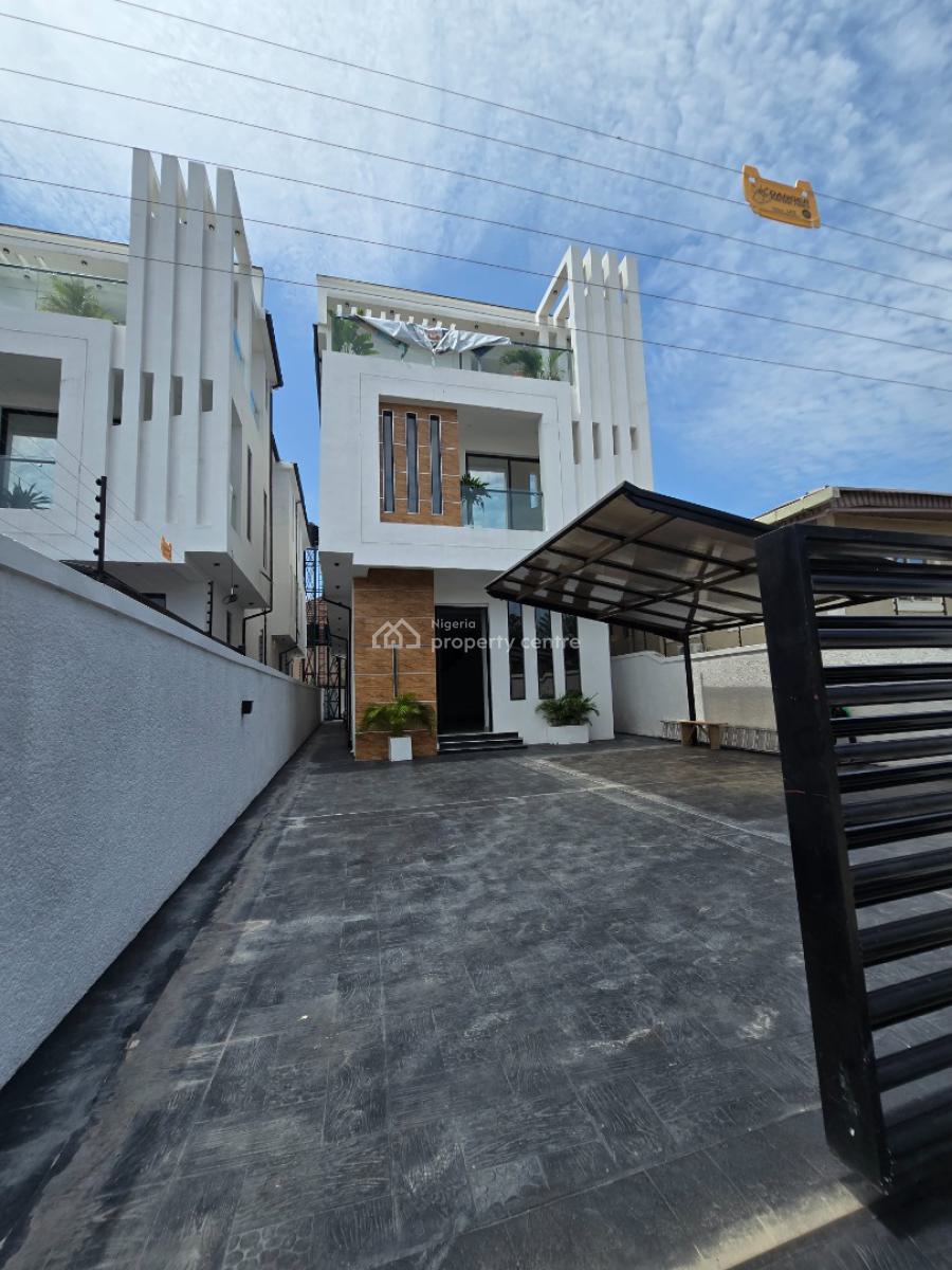 a Statement of Refined Luxury -- Fully-detached 5-bedroom Masterpiece, Idado, Lekki, Lagos, Detached Duplex for Sale