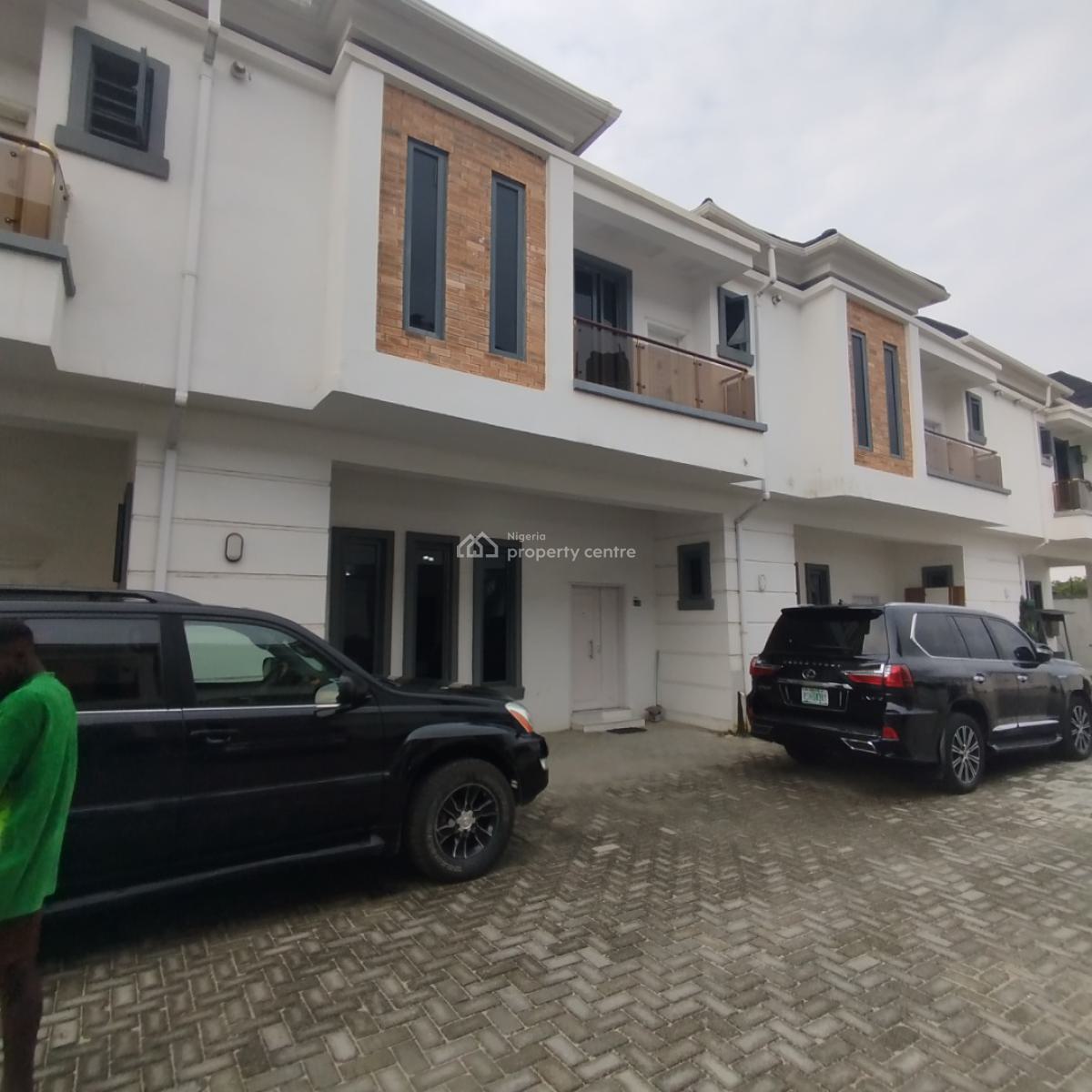 Fantastic 4 Bedroom Terrace Duplex, Estate Near Royal Pine Estate, Orchid Road, Lekki Expressway, Lekki, Lagos, Terraced Duplex for Rent
