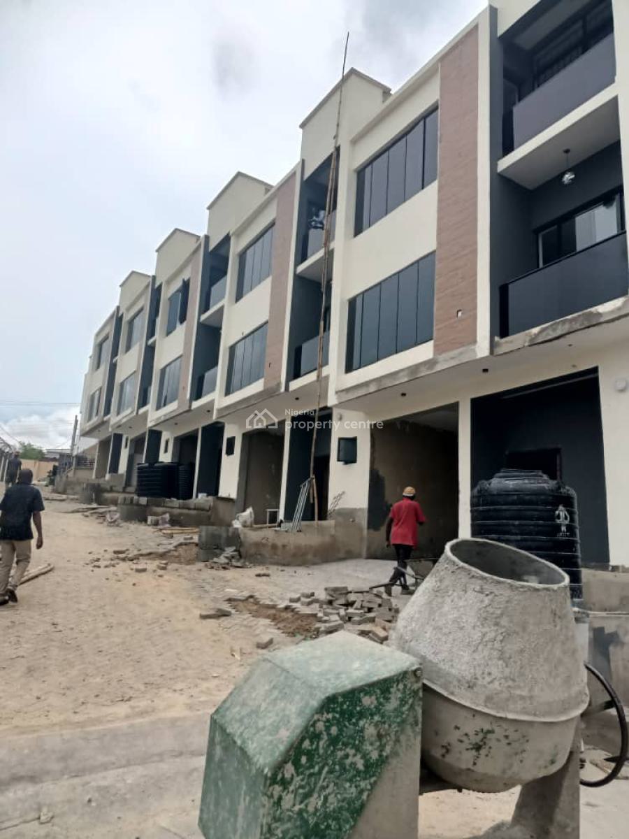 Brand New and Spacious 4 Bedroom Duplex with Bq, in an Estate, Opebi, Ikeja, Lagos, Terraced Duplex for Rent