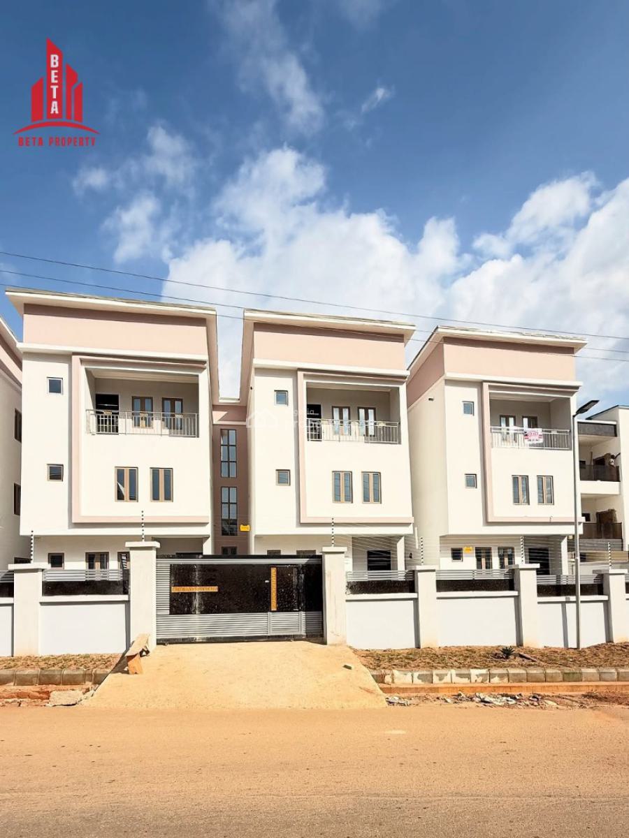 Clean 4bedroom Terrace Duplex with a Bq, Katampe, Abuja, Terraced Duplex for Rent