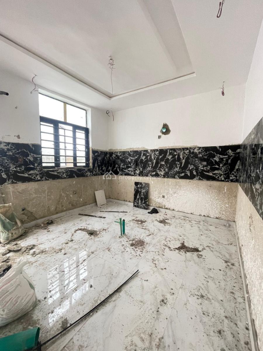 Excellent 4 Bedroom Fully Detached Duplex with Open Top Terrace and Bq, Chevron, Lekki, Lagos, House for Sale