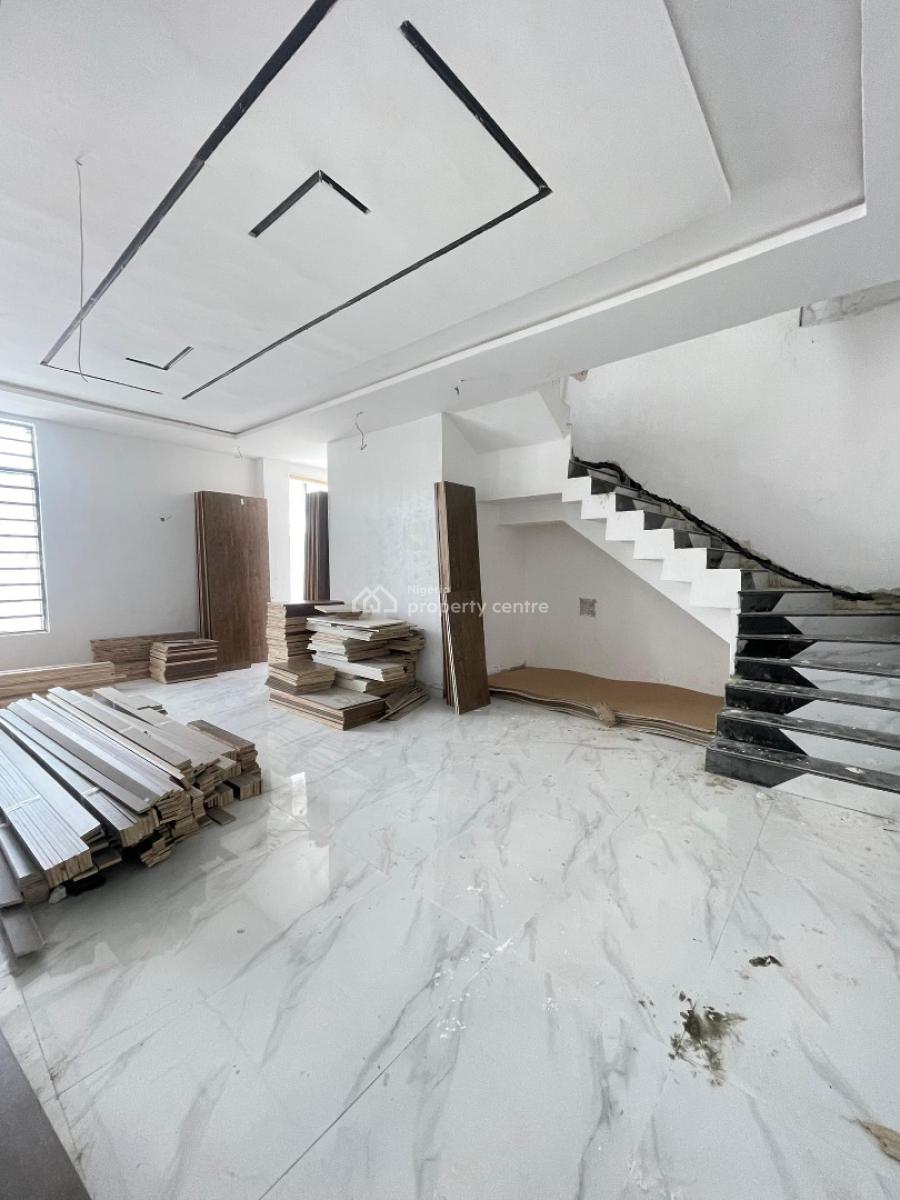 Excellent 4 Bedroom Fully Detached Duplex with Open Top Terrace and Bq, Chevron, Lekki, Lagos, House for Sale