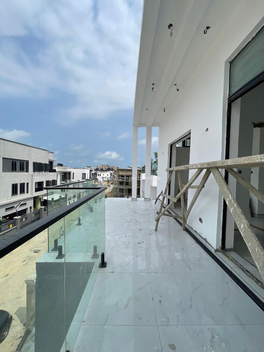 Excellent 4 Bedroom Fully Detached Duplex with Open Top Terrace and Bq, Chevron, Lekki, Lagos, House for Sale
