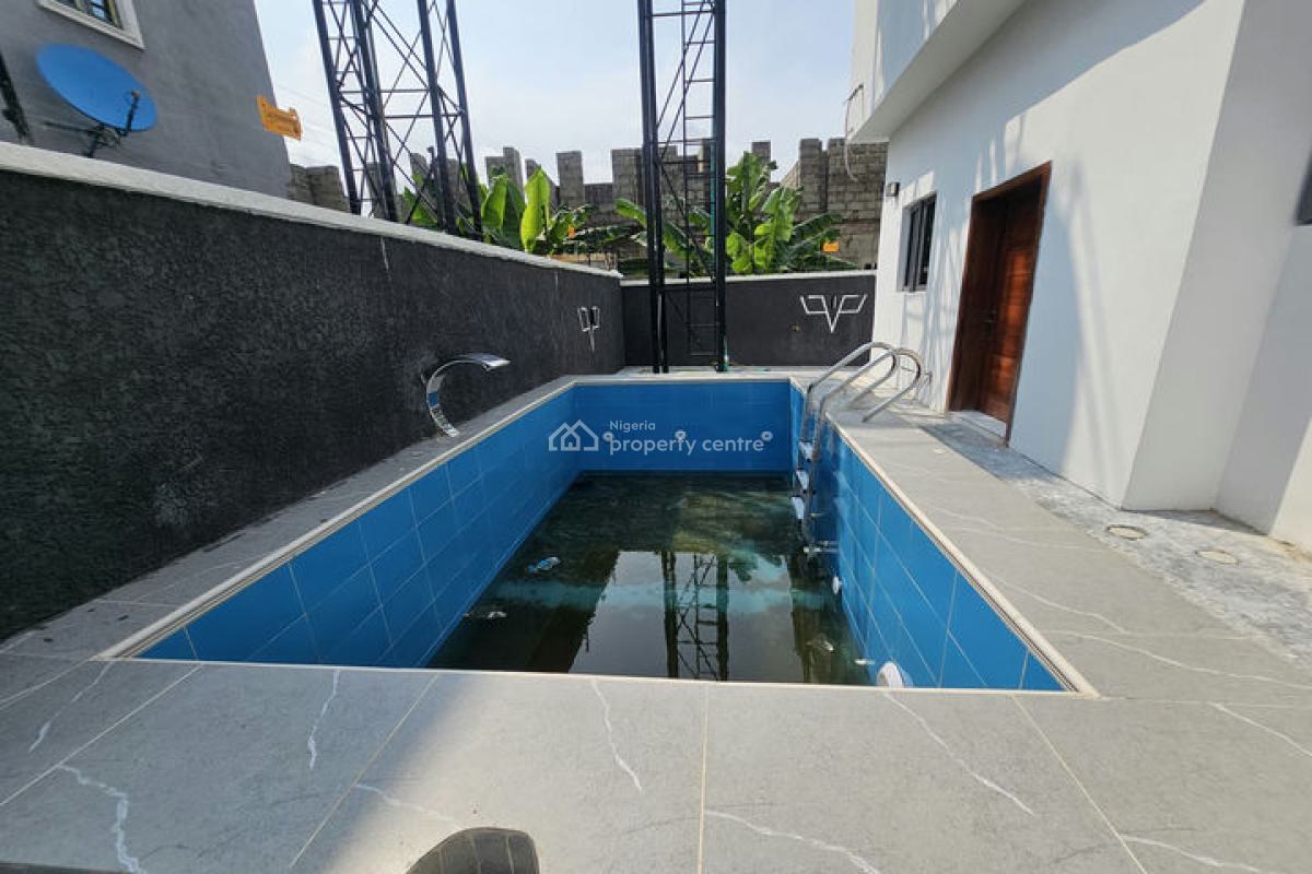 Luxury 5 Bedroom Detached Duplex with Swimming Pool and Bq, Ajah, Lagos, Detached Duplex for Sale