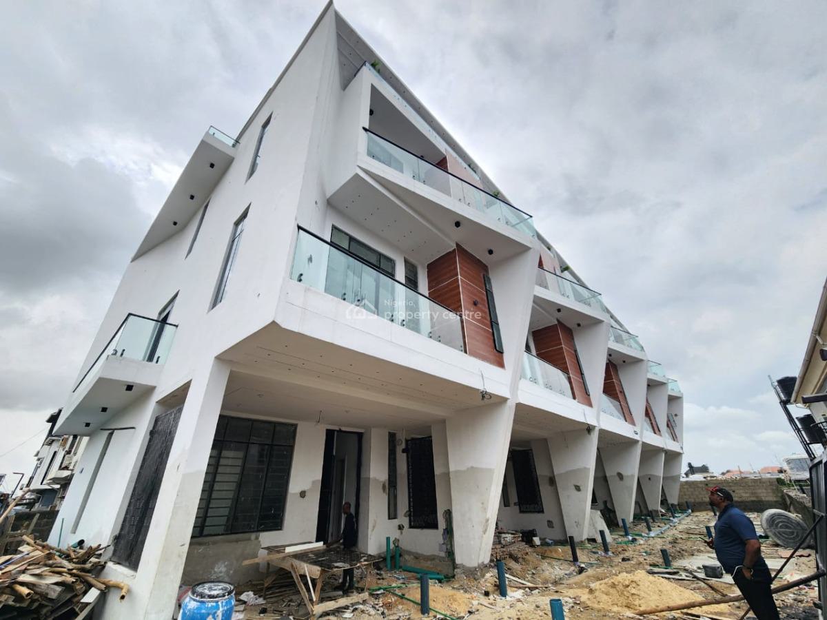 Finished Luxury  4 Bedroom Terrace Duplex with Bq, Ikate Lekki, Ikate Elegushi, Lekki, Lagos, Terraced Duplex for Sale