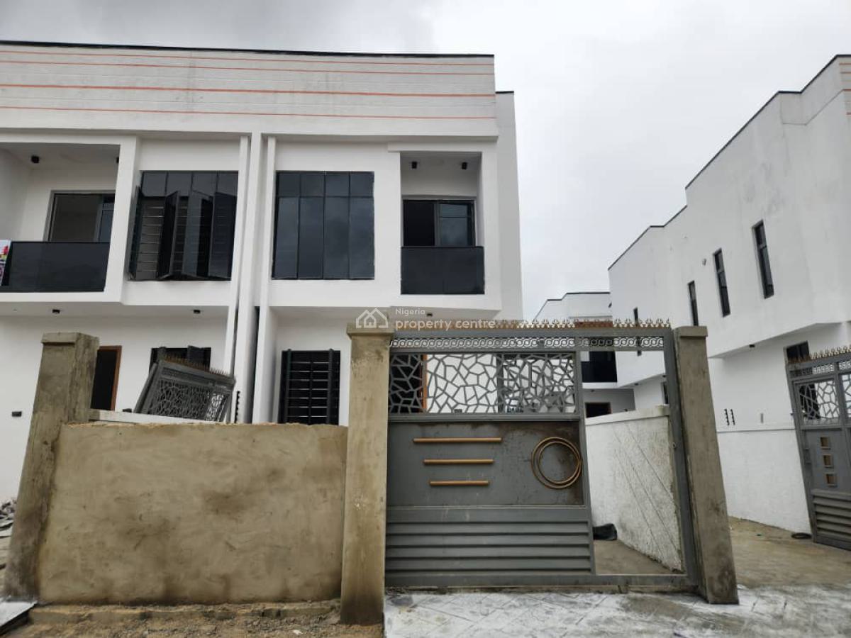Finished 4 Bed Semi-detached Duplex with Bq️*, Ikota Lekki, Ikota, Lekki, Lagos, Semi-detached Duplex for Sale