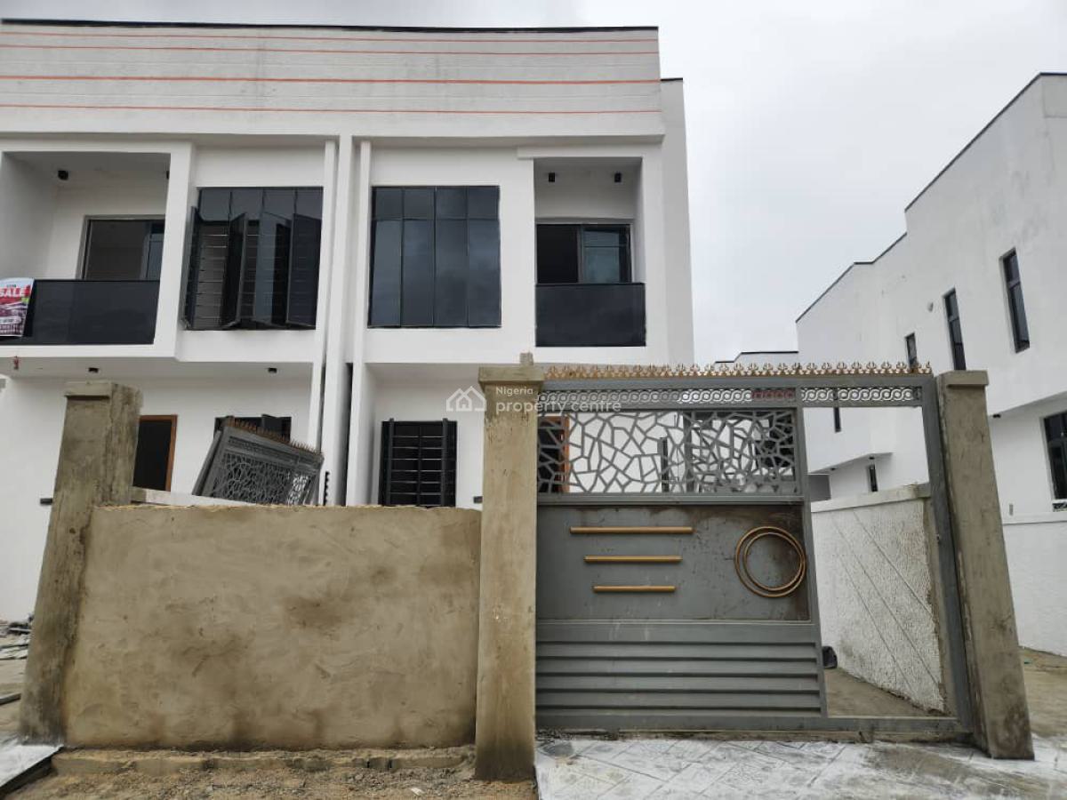 Finished 4 Bed Semi-detached Duplex with Bq️*, Ikota Lekki, Ikota, Lekki, Lagos, Semi-detached Duplex for Sale