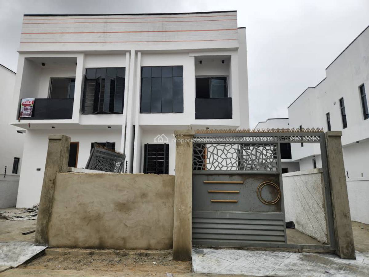 Finished 4 Bed Semi-detached Duplex with Bq️*, Ikota Lekki, Ikota, Lekki, Lagos, Semi-detached Duplex for Sale