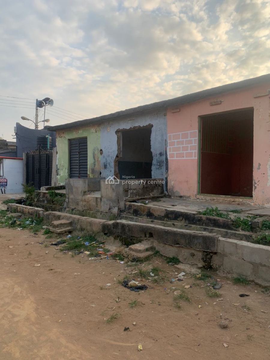 45 By 75ft of Land Fence Gated with 3shops, Governor Road, Ikotun, Lagos, Commercial Land for Sale