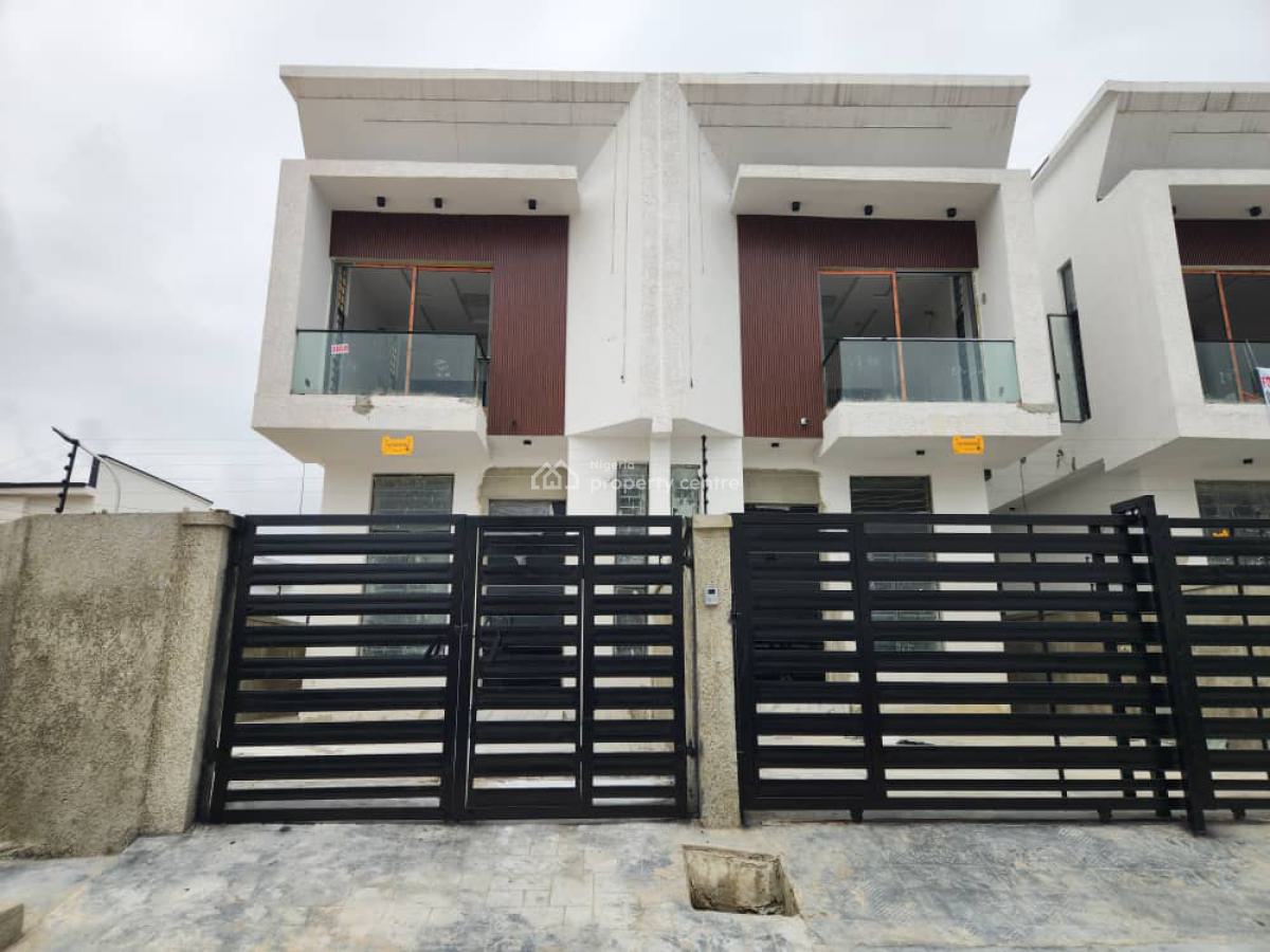 Finished 4 Bed Semi-detached Duplex with Bq️*, Ikota Lekki, Ikota, Lekki, Lagos, Semi-detached Duplex for Sale