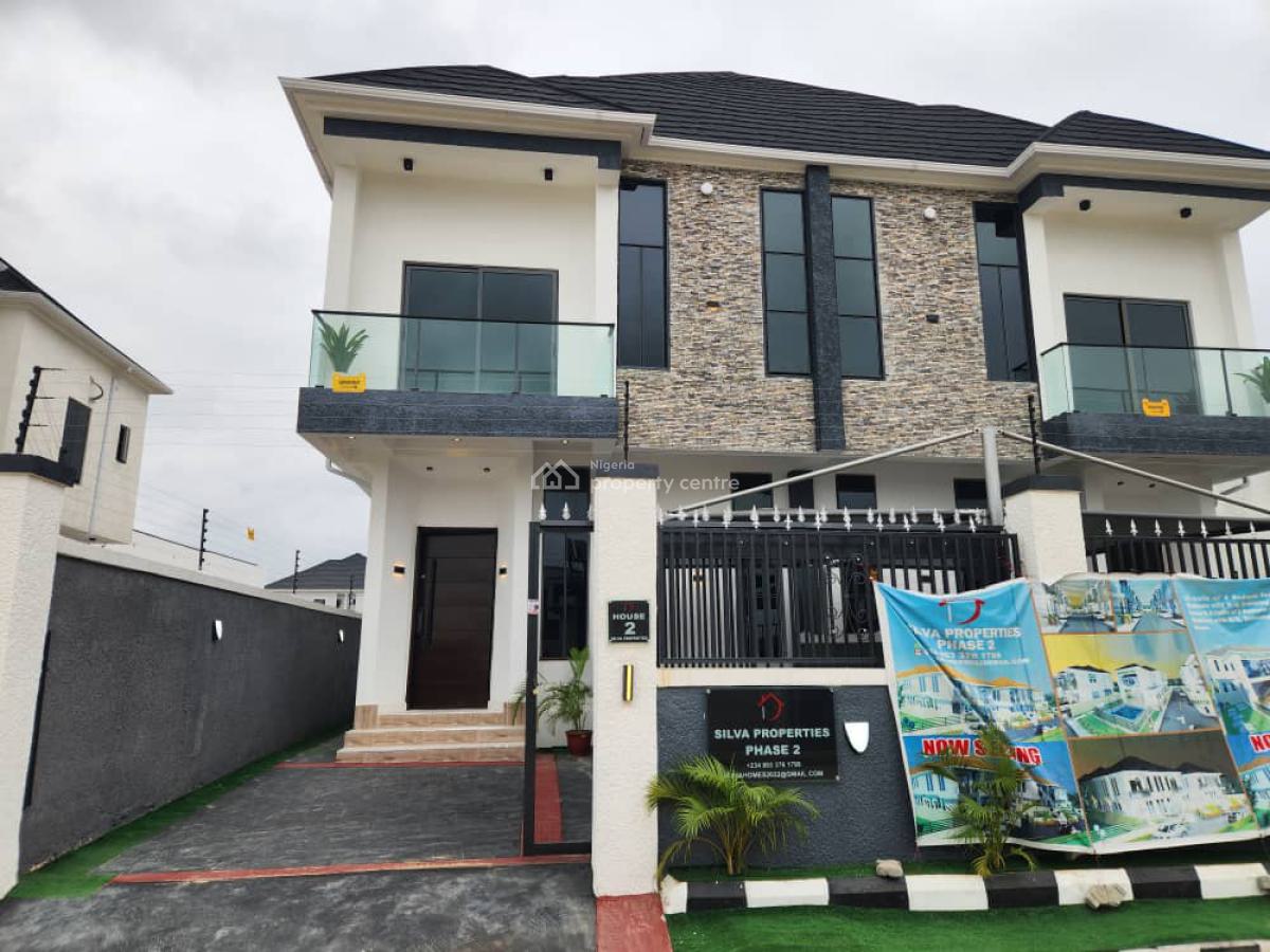 Finished 4 Bed Semi-detached Duplex with Bq️*, Ikota Lekki, Ikota, Lekki, Lagos, Semi-detached Duplex for Sale