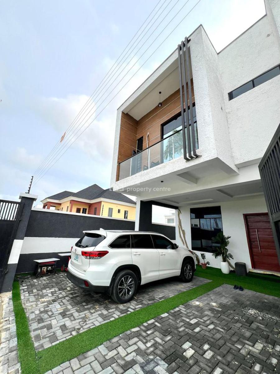 Furnished 4 Bed Terrace Duplex with Private Compound, Inverter and 10, Ilaje Ikota Lekki, Ikota, Lekki, Lagos, Terraced Duplex for Sale