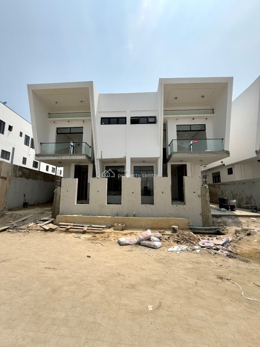 Modernly Crafted 4 Bed Semi Detached Duplex with Bq, Orchid Road, Lekki Phase 2, Lekki, Lagos, Semi-detached Duplex for Sale