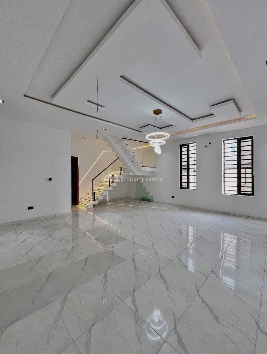 Contemporary 5 Bedroom Detached Duplex with Bq, Chevron, Lekki, Lagos, Detached Duplex for Sale