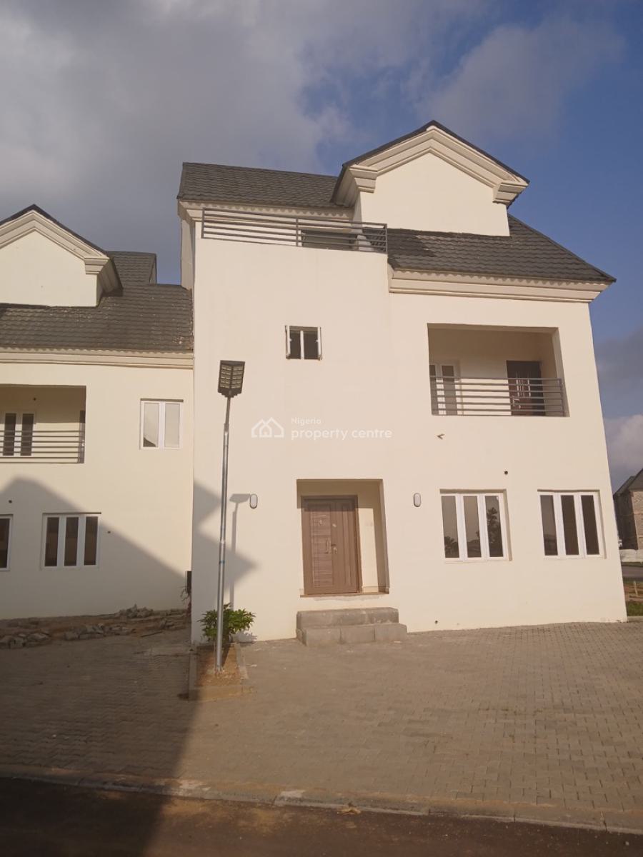 Brand New 4 Bedroom Spacious Terraces Duplex,bq,lounge, in a Secured and Gated Mini Estate, Jahi, Abuja, Semi-detached Duplex for Rent