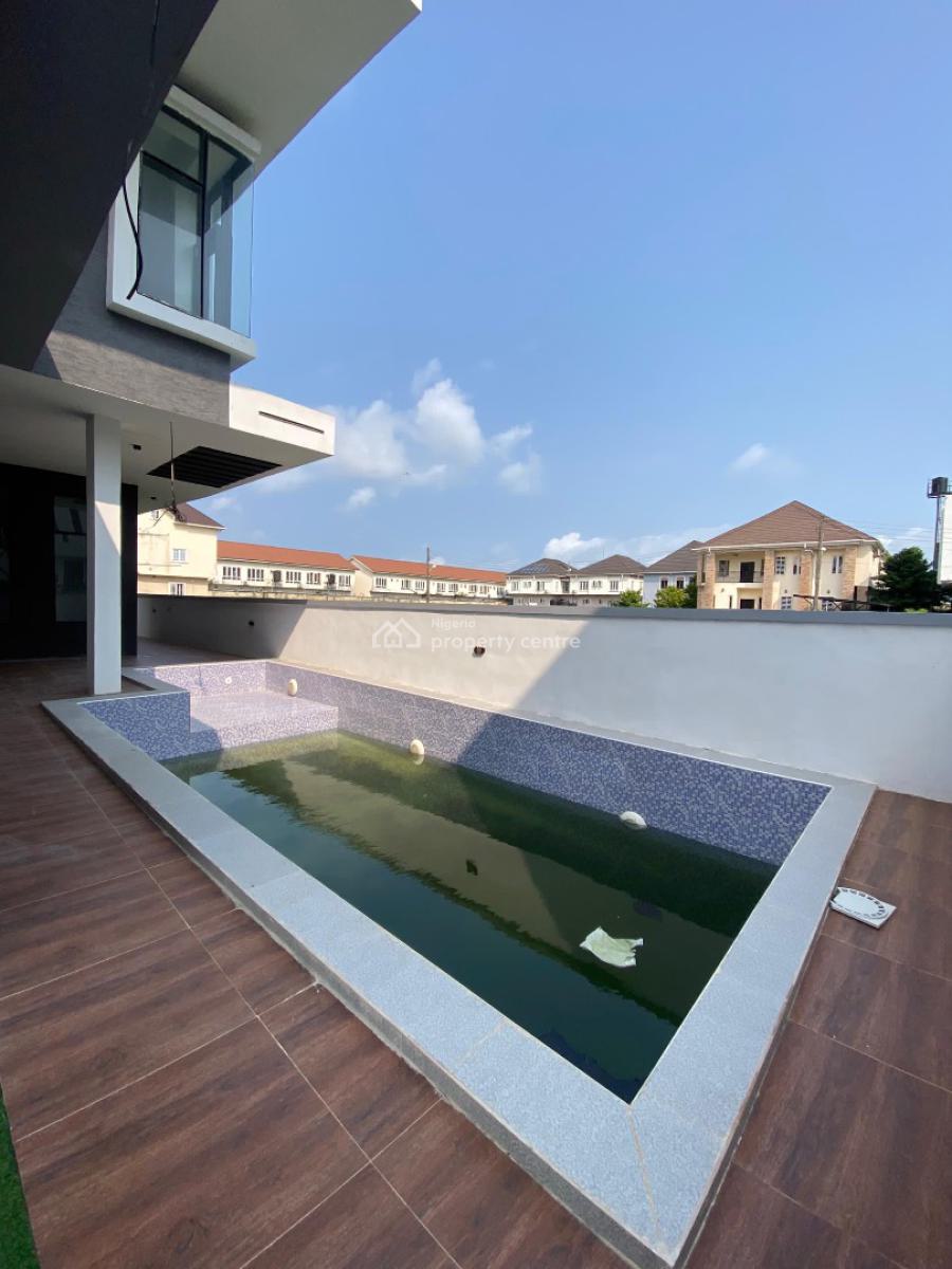 5 Bedroom Contemporary Detached Duplex with Bq, Pool, Gym, Cinema, Lake View Estate, Lekki, Lagos, Detached Duplex for Sale