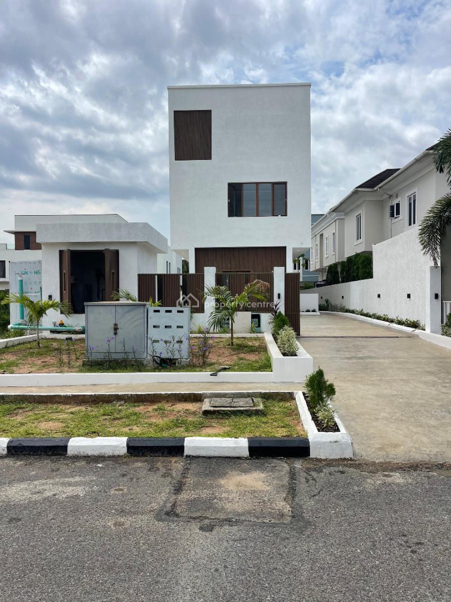Aesthetic 4 Bedroom Fully Detached Duplex with Bq Cinema Pool, Osapa, Lekki, Lagos, Detached Duplex for Sale