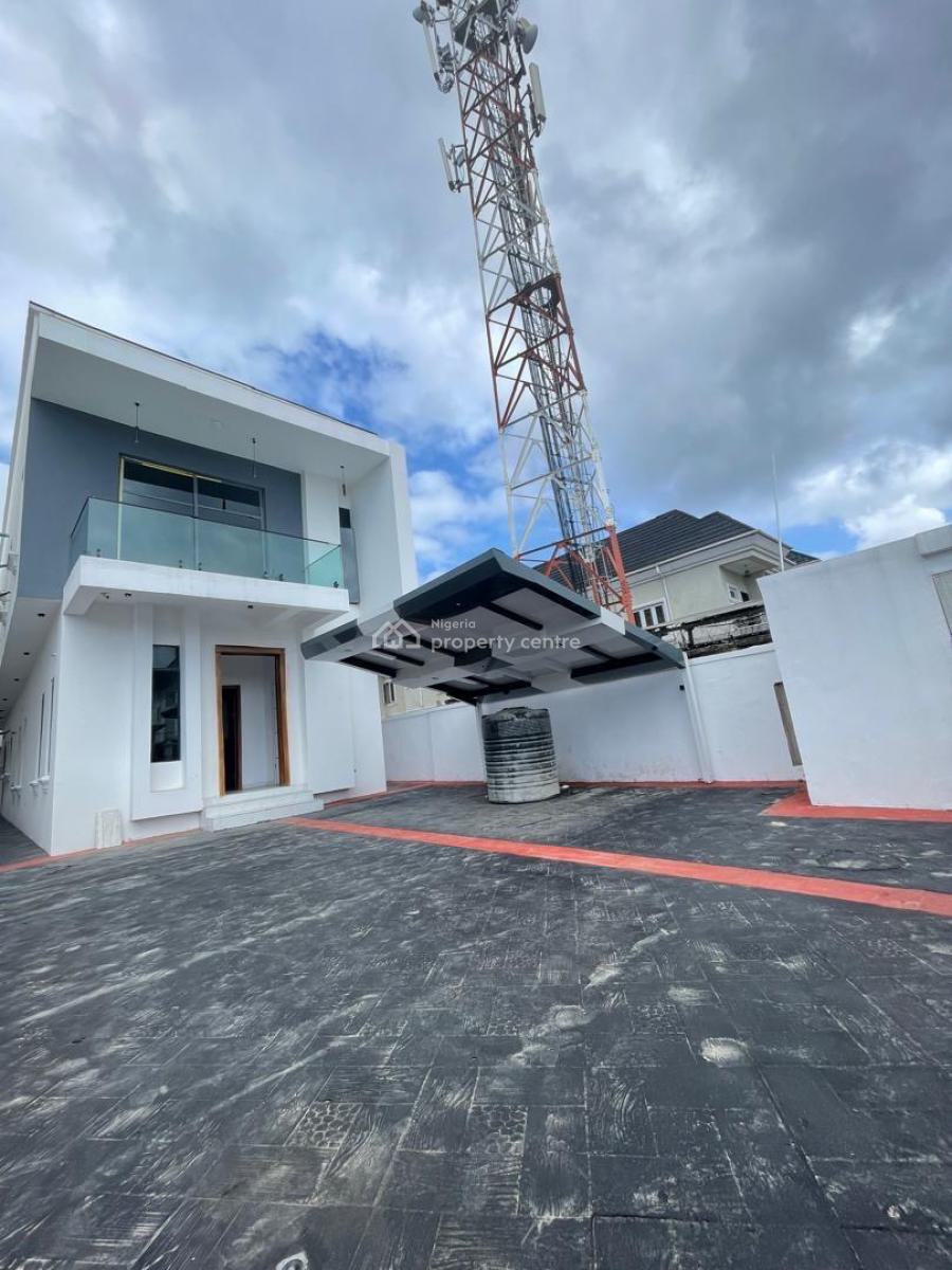 Spacious 5 Bedroom Fully Detached Duplex with Bq, Osapa, Lekki, Lagos, Detached Duplex for Sale