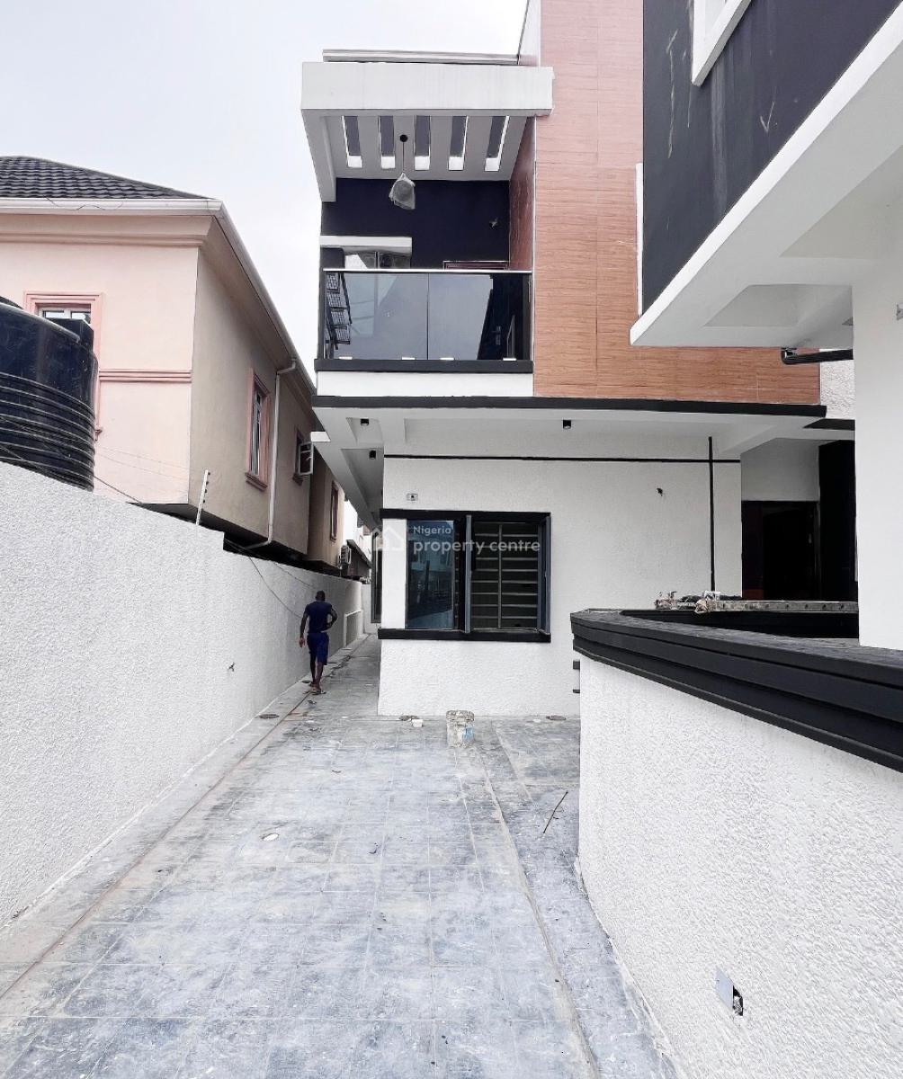 Lovely 4 Bedroom Semi Detached Duplex with a Bq, Chevron, Lekki, Lagos, Semi-detached Duplex for Sale