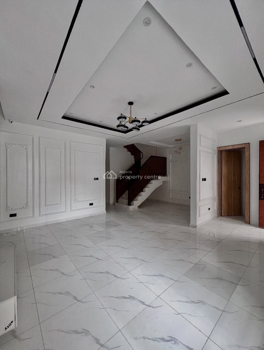 Lovely 4 Bedroom Semi Detached Duplex with a Bq, Chevron, Lekki, Lagos, Semi-detached Duplex for Sale