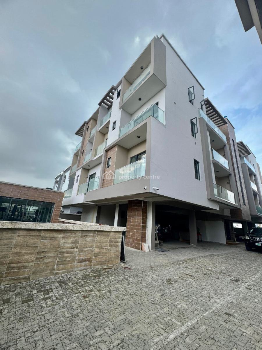 Brand New 2 Bedroom Apartment with Acs , Gym & Pool, Ologolo, Lekki, Lagos, Flat / Apartment for Rent