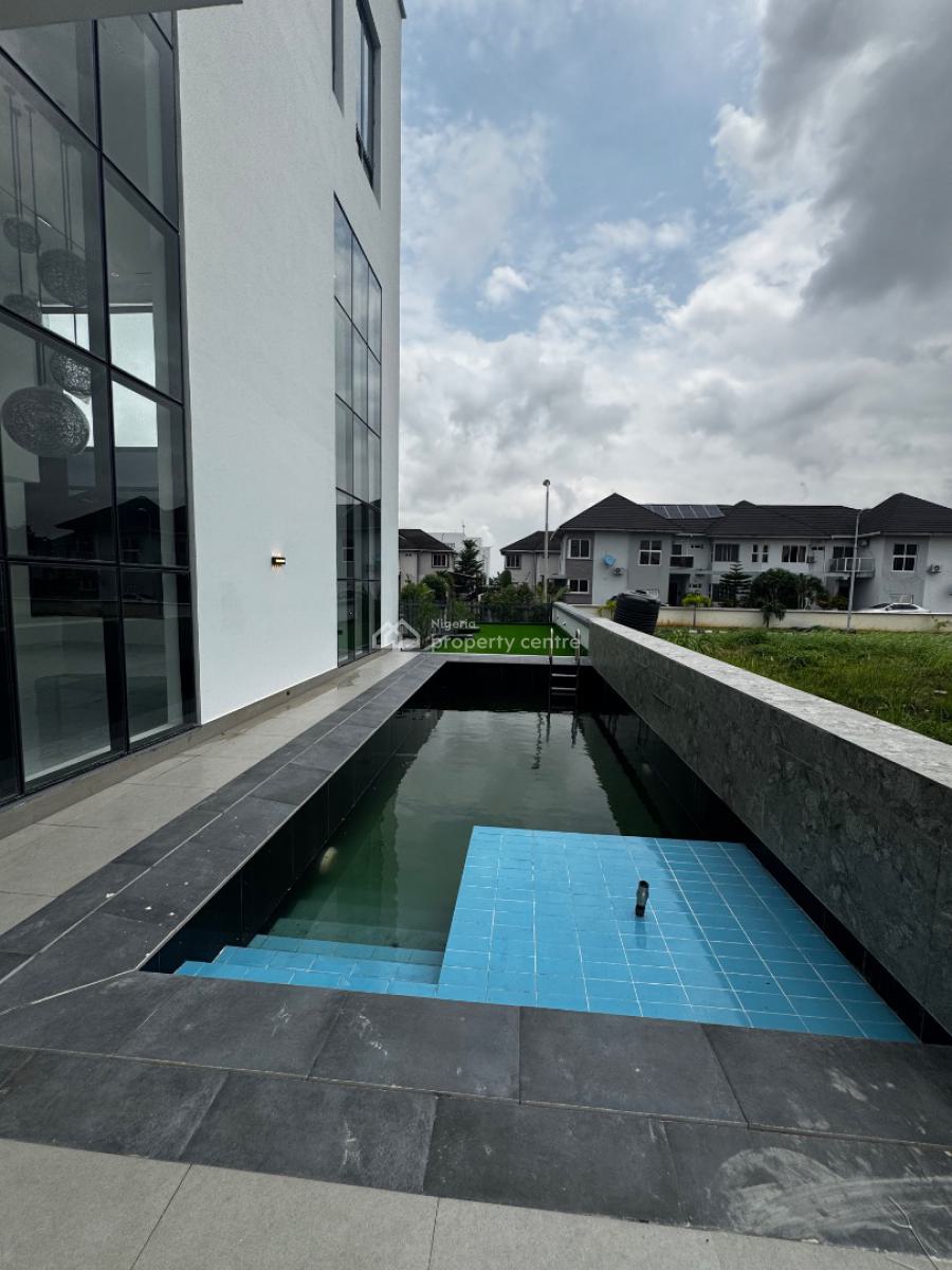Standard, Spacious and Luxurious 5bed with 2bq, Elevator and Pool, Pinnock Beach Estate, Osapa, Lekki, Lagos, Detached Duplex for Sale