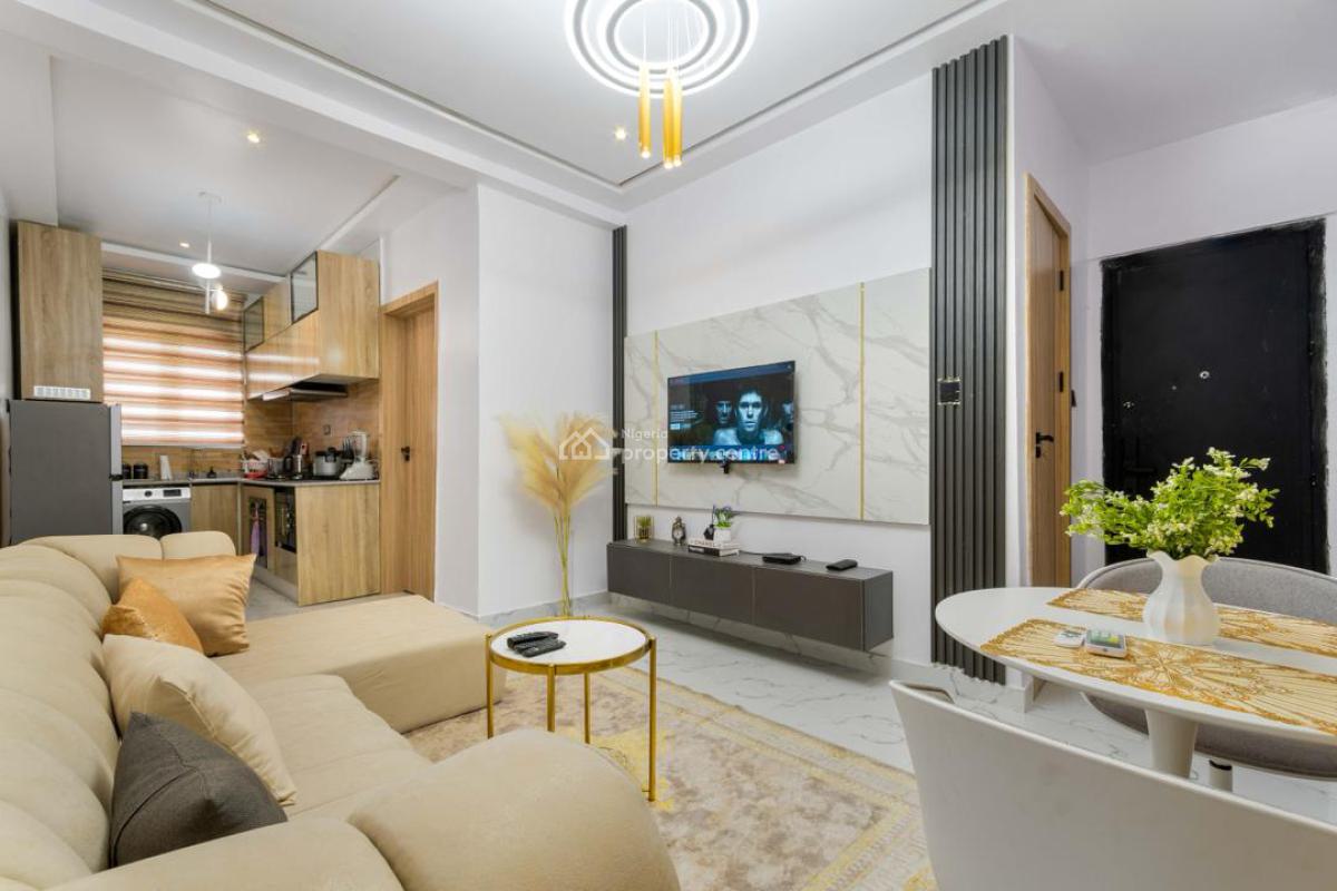 Fully Furnished 1 Bedroom Apartment, Ologolo, Lekki, Lagos, Flat / Apartment for Rent