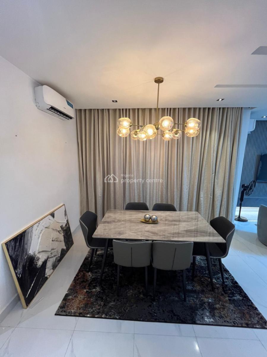 Luxury Serviced and Furnished 4 Bedroom Maisonette with a Room Bq, Lekki Phase 1, Lekki, Lagos, Terraced Duplex for Rent
