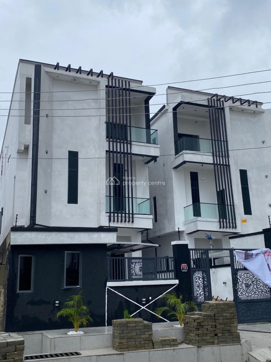 Extremely Spacious & Luxurious 6 Bedroom Fully Detached Duplex & Bq, Located in a Secured Estate with a Good Access Road Pool,elevator,, Ikota, Lekki, Lagos, House for Sale