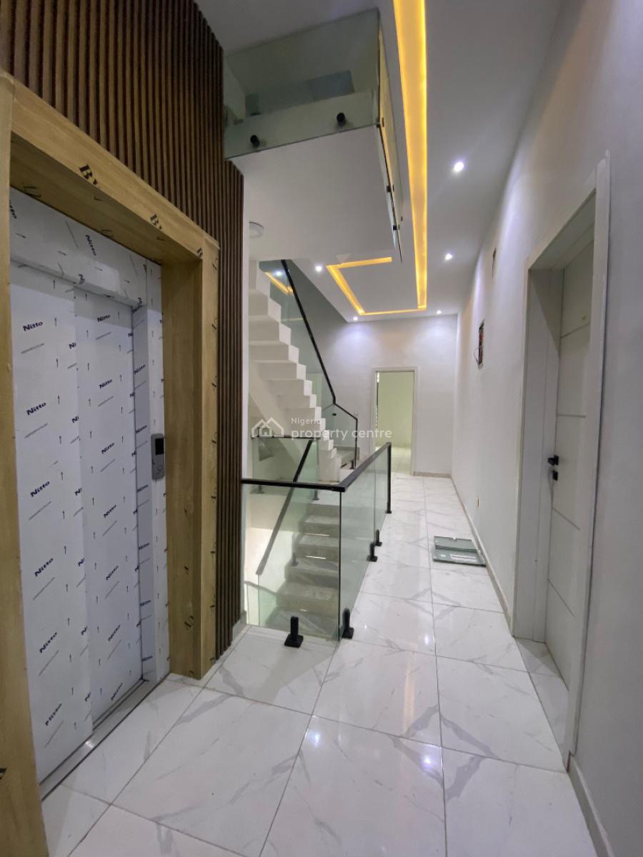 Extremely Spacious & Luxurious 6 Bedroom Fully Detached Duplex & Bq, Located in a Secured Estate with a Good Access Road Pool,elevator,, Ikota, Lekki, Lagos, House for Sale