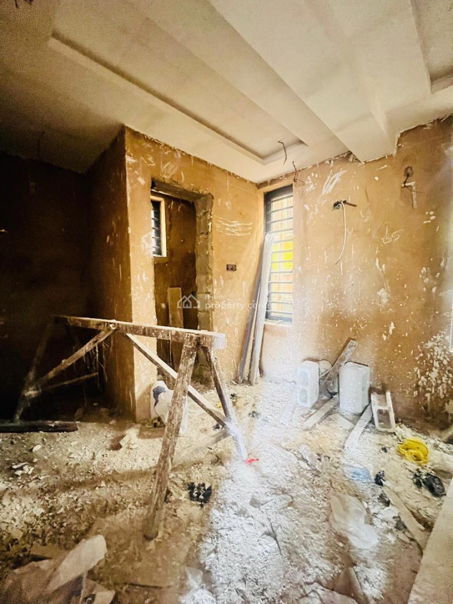 Superb 4 Bedroom Semi Detached Duplex with Modern Facilities (carcass), Fantastic 4 Bedroom Semi Detached Duplex with Modern Facilities, Surulere, Lagos, Semi-detached Duplex for Sale