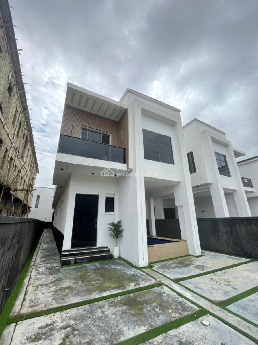 Brand New 5 Bedroom Detached Duplex W/bq, Swimming Pool, Ante Room, Ajah, Lagos, Detached Duplex for Sale