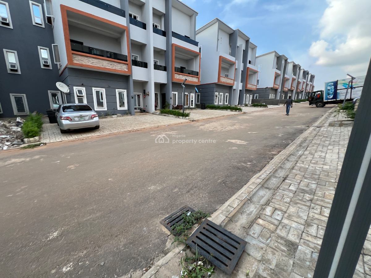 Brand New Luxuriously Finished 4-bedroom Terrace Triplex with Bq, Kukwaba, Abuja, Terraced Duplex for Sale