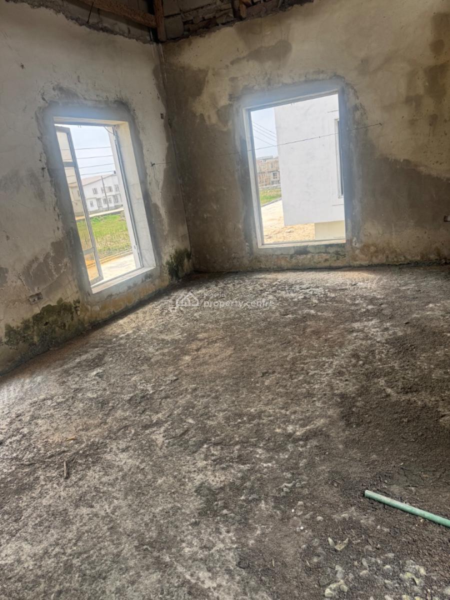 4 Bedroom Fully Detached Duplex Carcass, Off Monastery Road, Sangotedo, Ajah, Lagos, Detached Duplex for Sale
