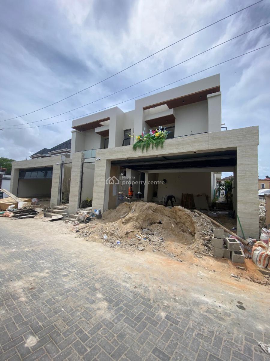 Newly Built & Luxurious 4 Bedroom Semi Detached Duplex with a Bq,pool, Ologolo, Lekki, Lagos, House for Sale