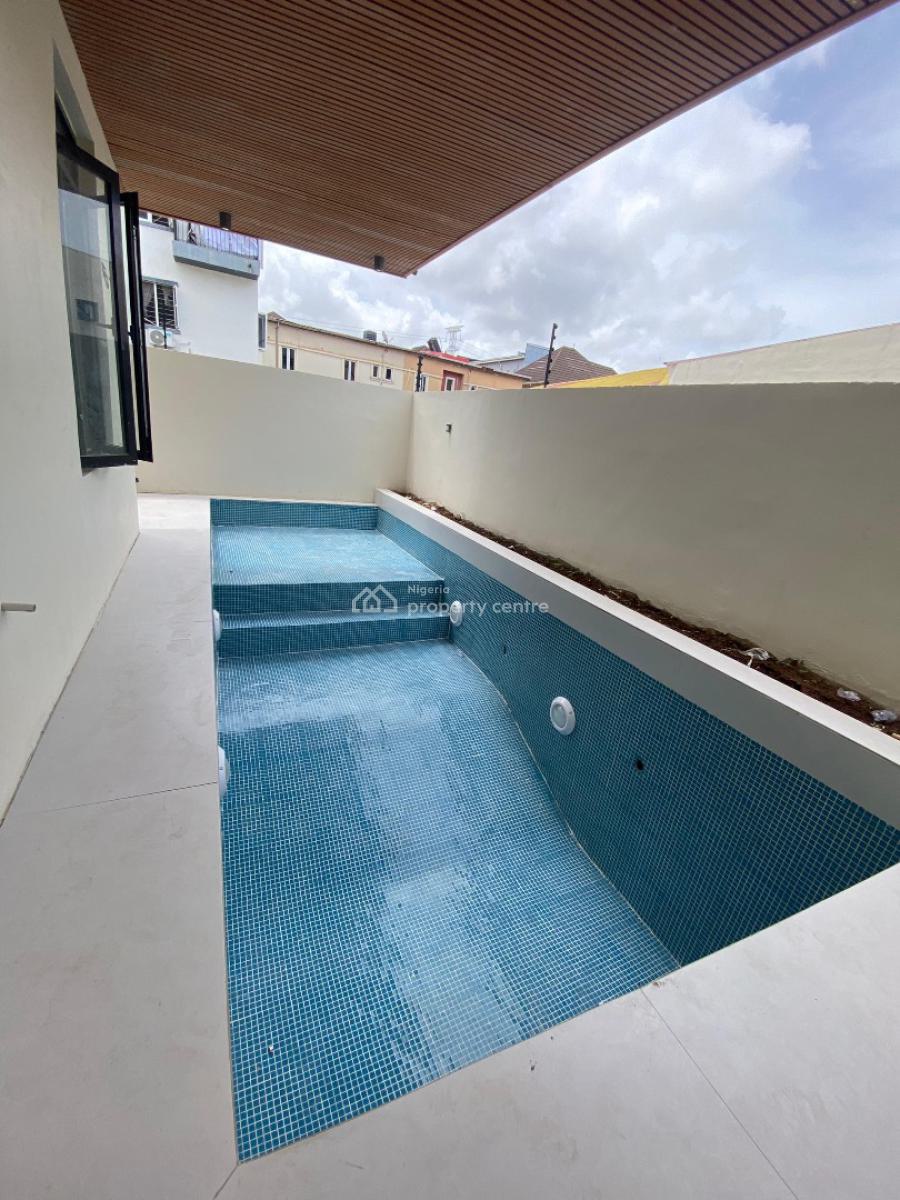 Newly Built & Luxurious 4 Bedroom Semi Detached Duplex with a Bq,pool, Ologolo, Lekki, Lagos, House for Sale