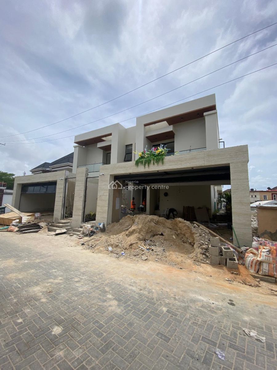 Newly Built & Luxurious 4 Bedroom Semi Detached Duplex with a Bq,pool, Ologolo, Lekki, Lagos, House for Sale