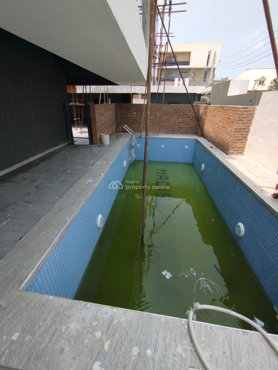 Newly Built, Fully Serviced 4-bedroom Terraced House + Bq, Pool, Gym, Off Omorinre Johnson Str, Lekki Phase 1, Lekki, Lagos, Terraced Duplex for Sale