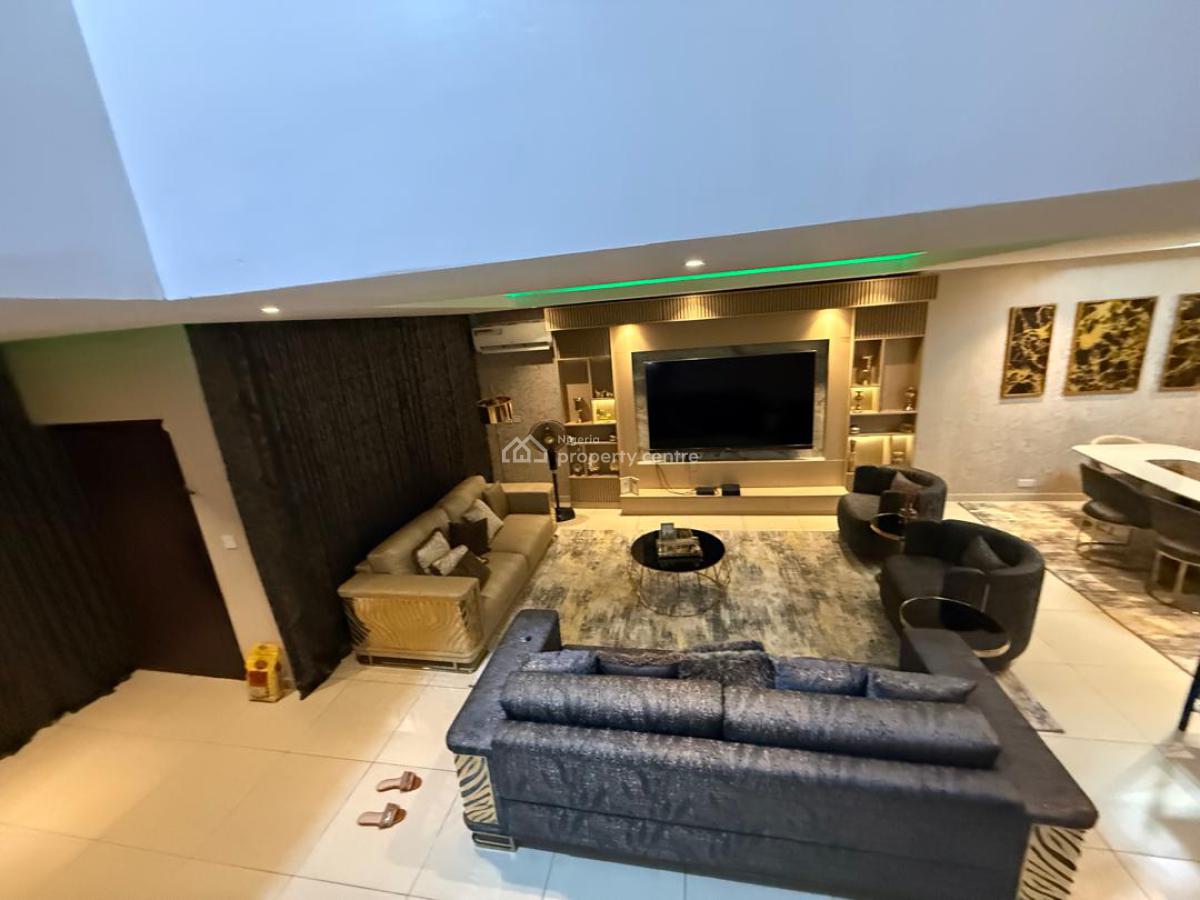 Luxury 4 Bedroom Serviced & Furnished Duplex, Bq,24/7 Light, Serene Neighborhood Inside a Gated Estate, Jabi, Abuja, Terraced Duplex for Rent