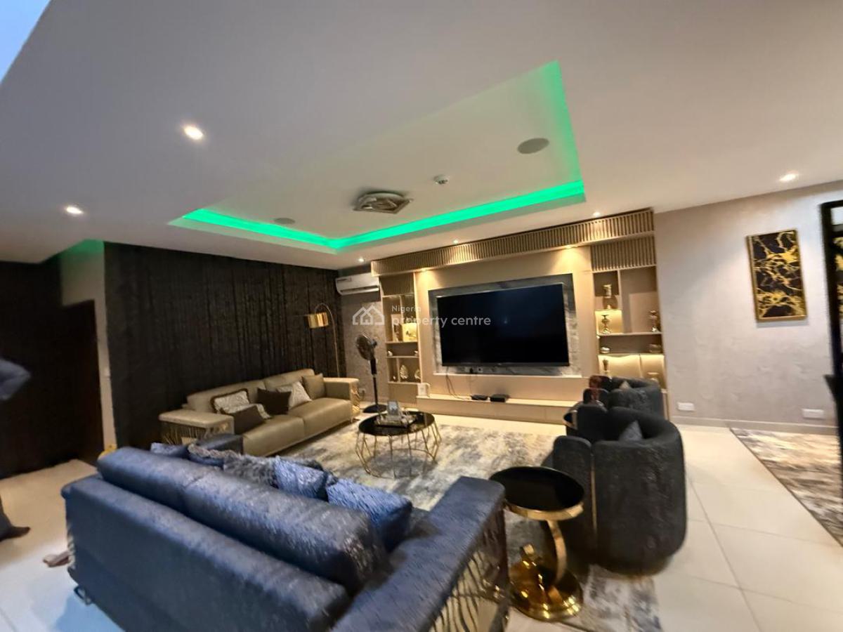 Luxury 4 Bedroom Serviced & Furnished Duplex, Bq,24/7 Light, Serene Neighborhood Inside a Gated Estate, Jabi, Abuja, Terraced Duplex for Rent