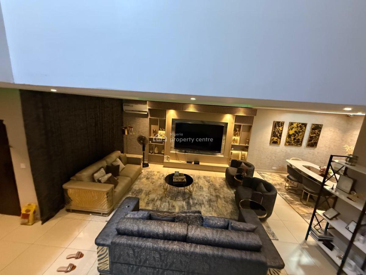 Luxury 4 Bedroom Serviced & Furnished Duplex, Bq,24/7 Light, Serene Neighborhood Inside a Gated Estate, Jabi, Abuja, Terraced Duplex for Rent