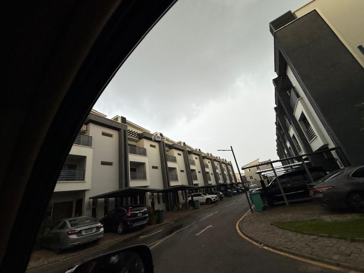 Luxury 4 Bedroom Serviced & Furnished Duplex, Bq,24/7 Light, Serene Neighborhood Inside a Gated Estate, Jabi, Abuja, Terraced Duplex for Rent