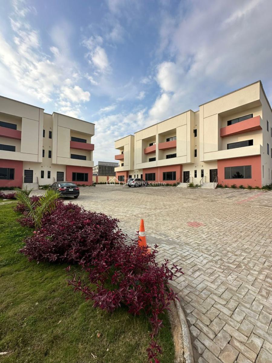 Newly Built 4 Bedroom Spacious Terrace Duplex with Bq,good Access Road, Serene Neighborhood, Durumi, Abuja, Terraced Duplex for Sale