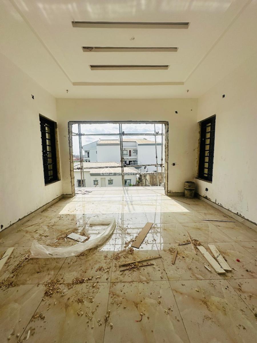 Breathtaking 5 Bedroom Fully Detached Duplex Plus Bq, Contemporary Detailed Home with Bq in a Secured Estate, Gra, Ogudu, Lagos, Detached Duplex for Sale