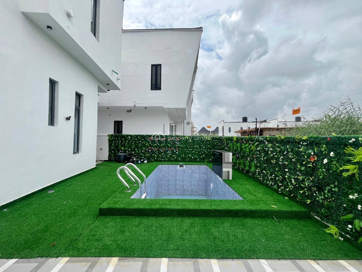 Luxury 5-bedroom Fully Detached Duplex with Pool, Gym & Bq, Lekki Palm City, Ajah, Lagos, Detached Duplex for Sale