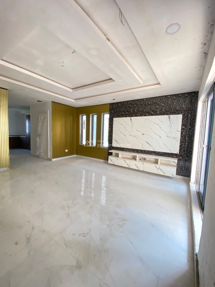 Brandnew Waterview 4bedroom Terrace Duplex with Bq, New Road Chevron Lekki Lagos, Lekki, Lagos, Terraced Duplex for Rent